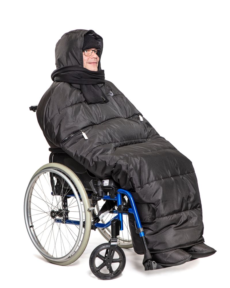 All-In -paketti (poncho, tossut,huivi ja pipo/panta)